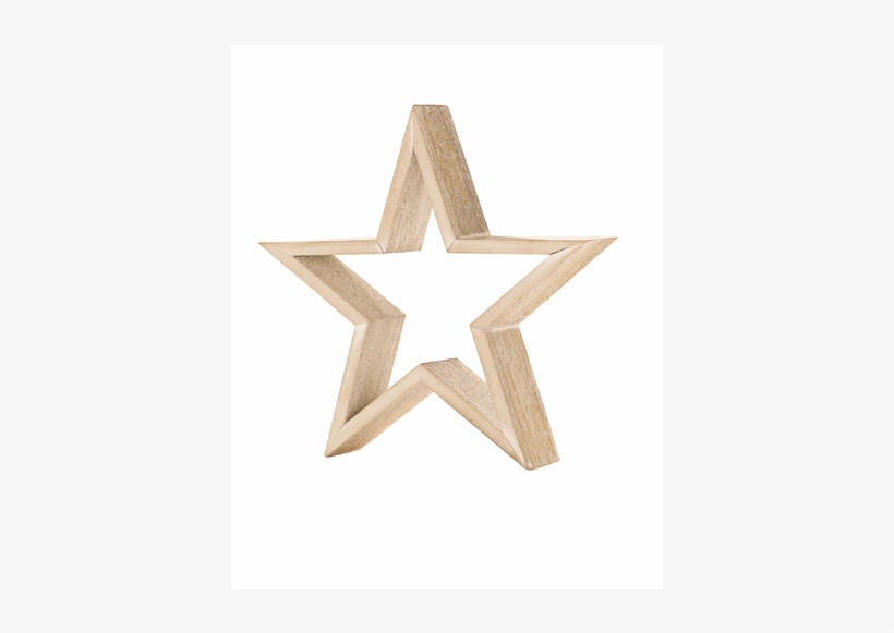 Wooden Décor, Star - Ahşap Yıldız, transparent png #4401020