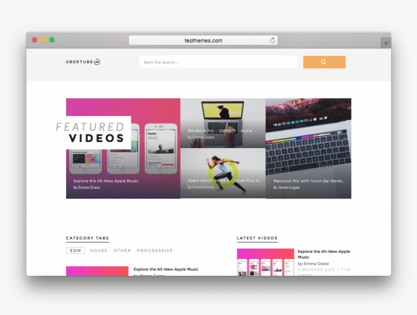 Ubertube Build Your Own Youtube Site - Wordpress, transparent png #4401212