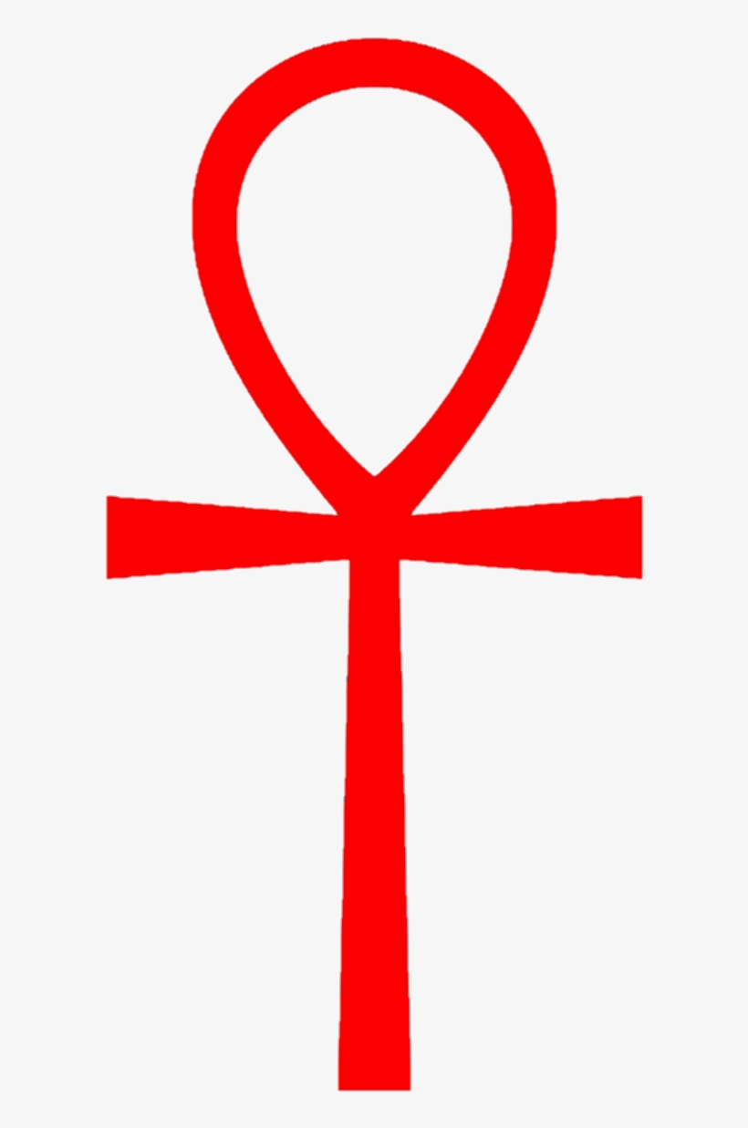 Ankh 01 (red) Cross With A Circle Around Free Transparent PNG