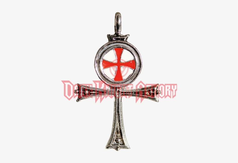 Templar's Ankh Necklace - Pendentif Croix Templière Argent, transparent png #4401396