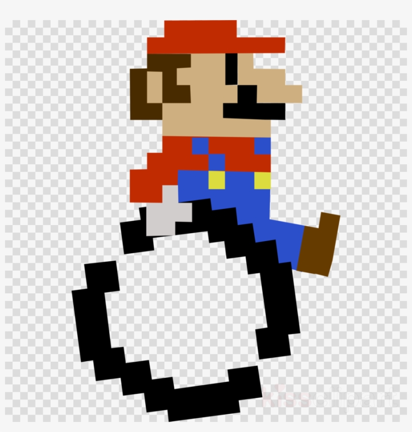 8 Bit Mario Transparent Clipart Luigi Super Mario Bros - Mario Bros 8 Bits, transparent png #4401706