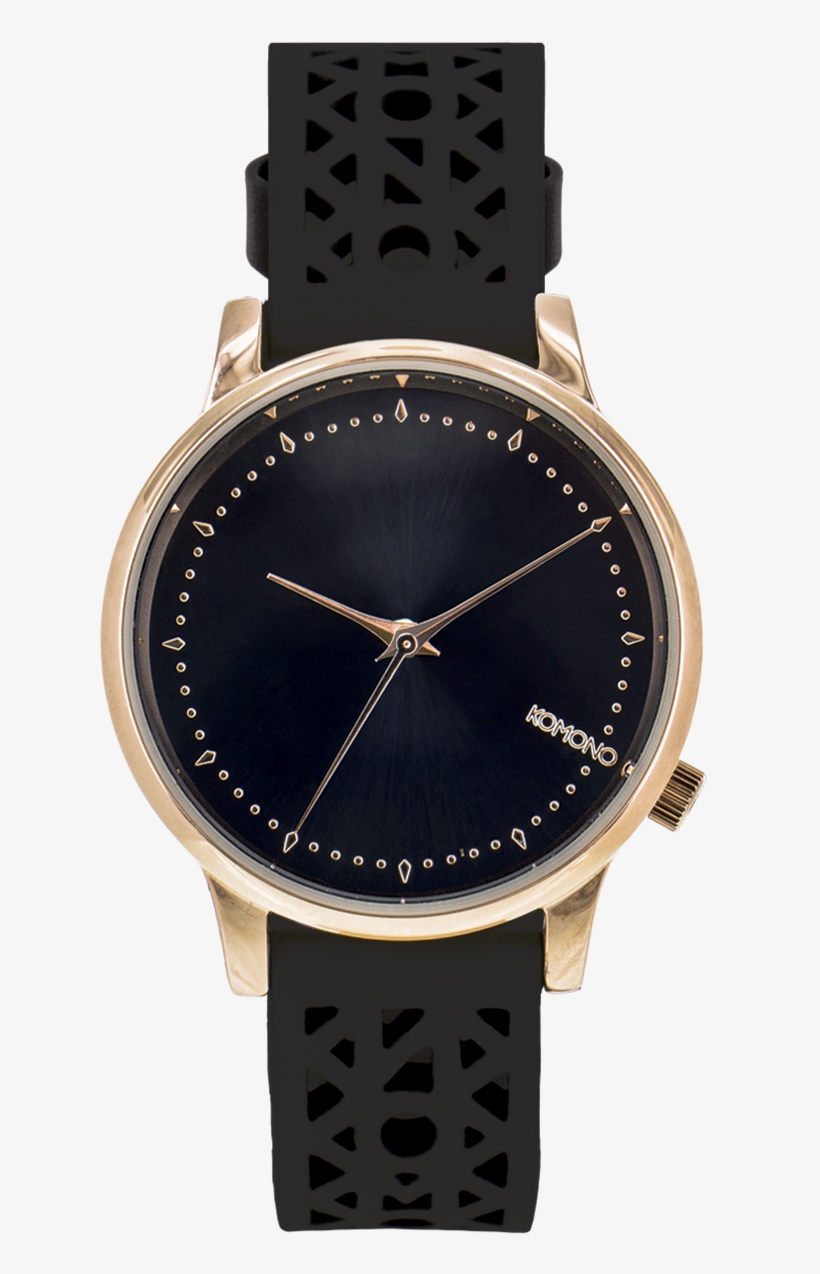 Estelle Cutout Black Rose Watch - Komono Estelle Cutout Watch Black Rose, transparent png #4401783
