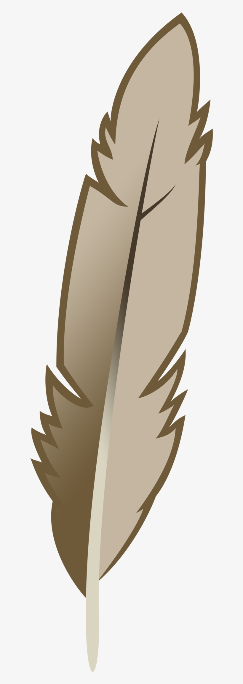 Falling Feather Png Download - Pluma De Aguila Dibujo, transparent png #4402285