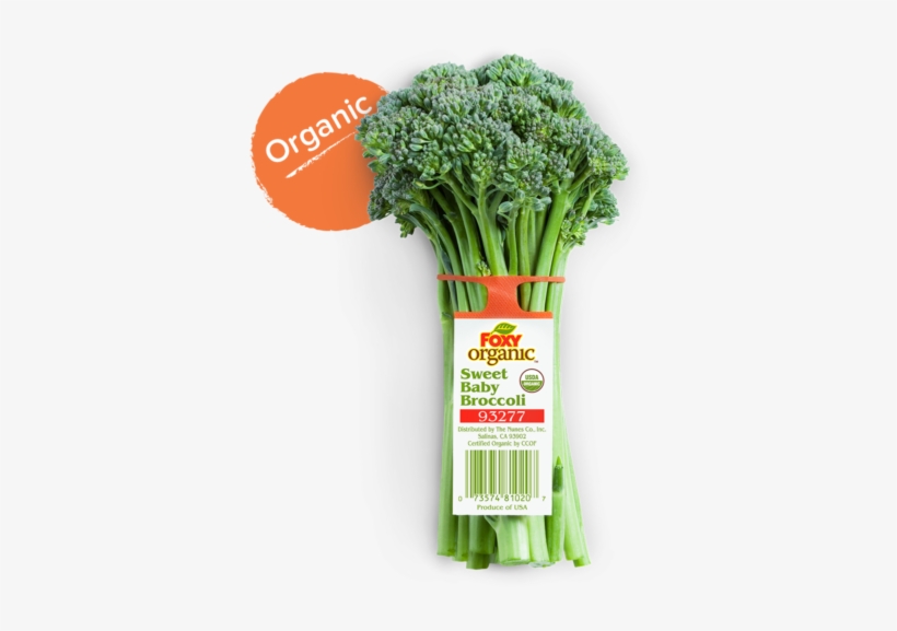 Sweet Baby Broccoli - Foxy Organic, transparent png #4402865