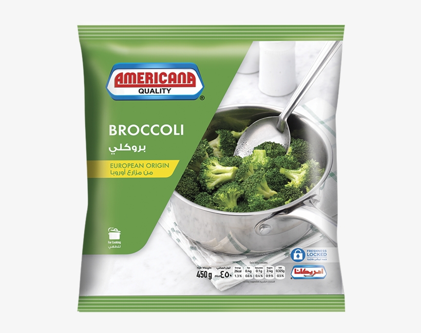 565101n Americana Broccoli 450g New Pack 2017 3d - Broccoli, transparent png #4403170