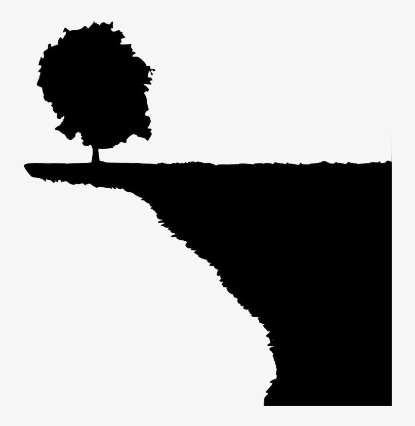 Home - Cliff Edge Cliff Drawing, transparent png #4403318