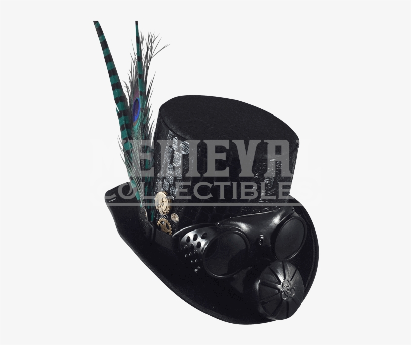 Steampunk Bennett Gas Mask Top Hat - Steampunk, transparent png #4403535