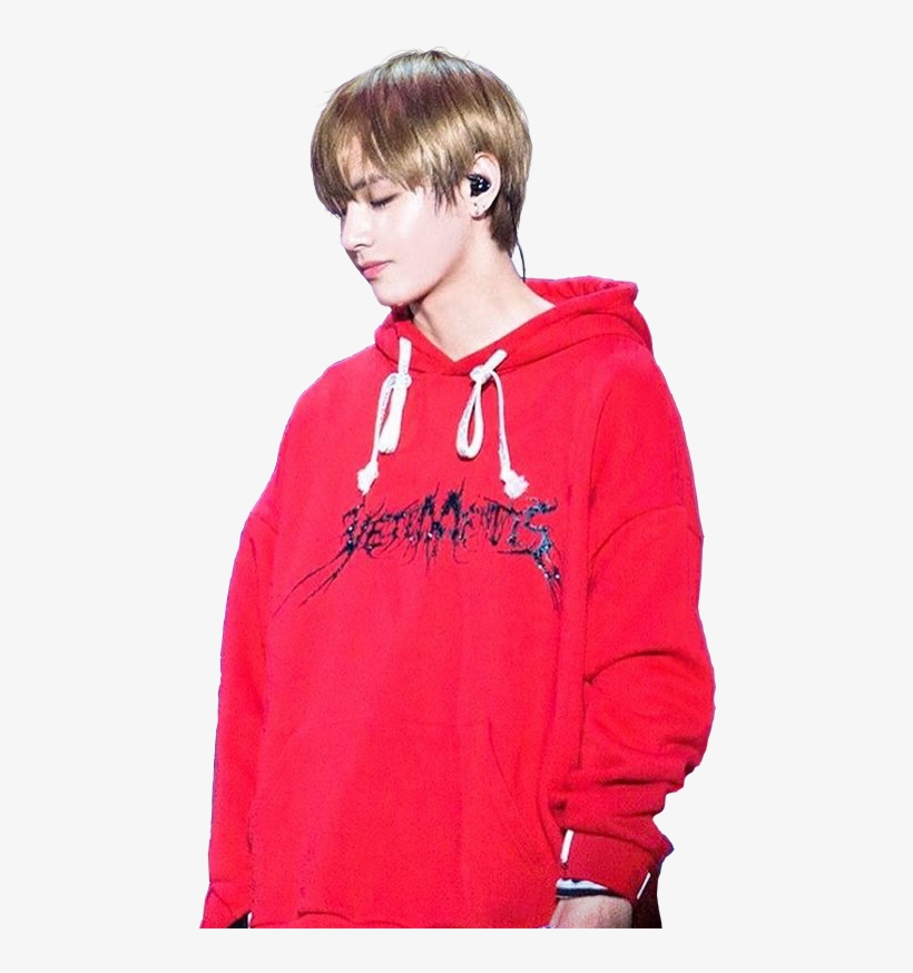 Kim Taehyung In Red, transparent png #4403537
