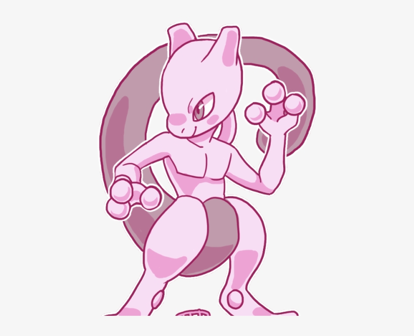 Check - Mewtwo Cute, transparent png #4403676