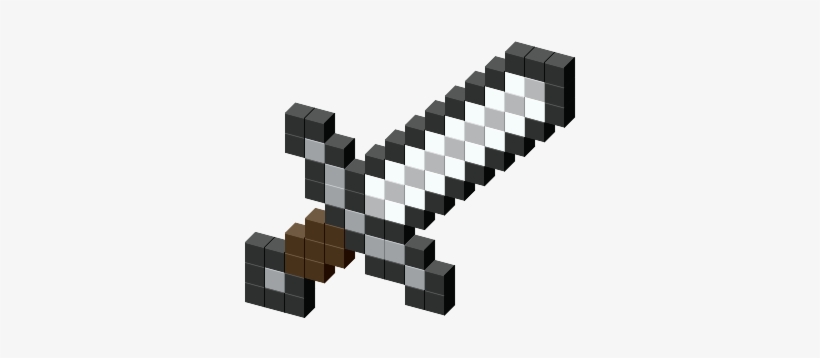 Minecraft Iron Sword Png - Minecraft Iron Sword 3d, transparent png #4403762