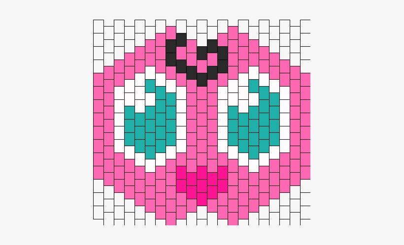 Jigglypuff Mask Bead Pattern - Pokemon Kandi Mask Patterns, transparent png #4403788