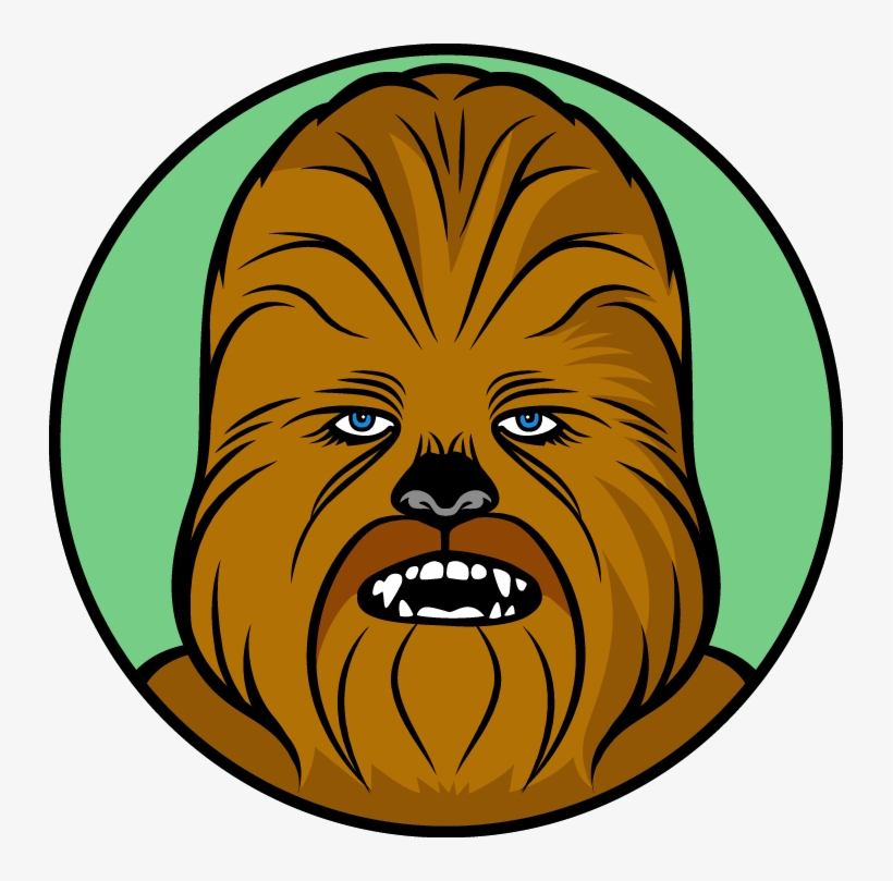 First Base - Star Wars Chewbacca Vector, transparent png #4403825