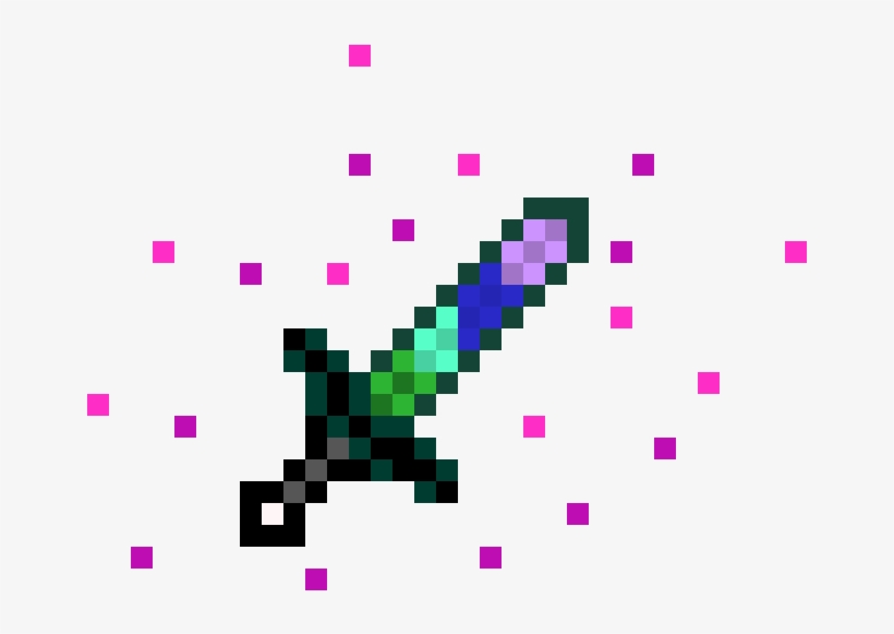 Espadadominecraft Espada Minecraft - Diamond Sword Minecraft Texture - Free  Transparent PNG Download - PNGkey