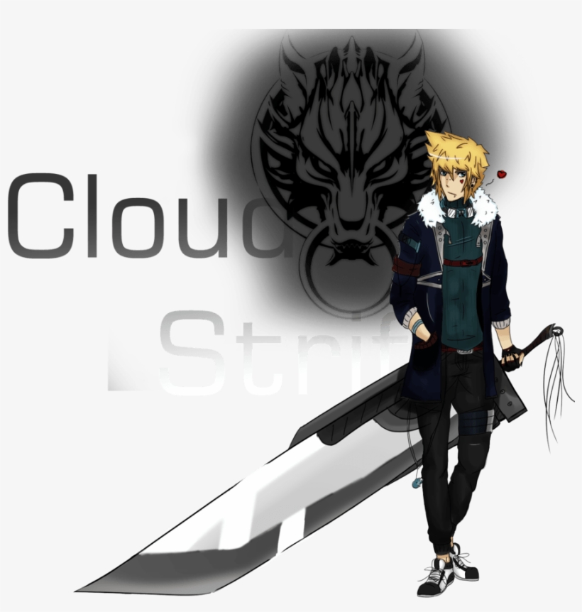 Cloud Strife Anime Wallpaper ✓ Best Hd Wallpaper - Cloud Ff7 Casual - Free  Transparent PNG Download - PNGkey