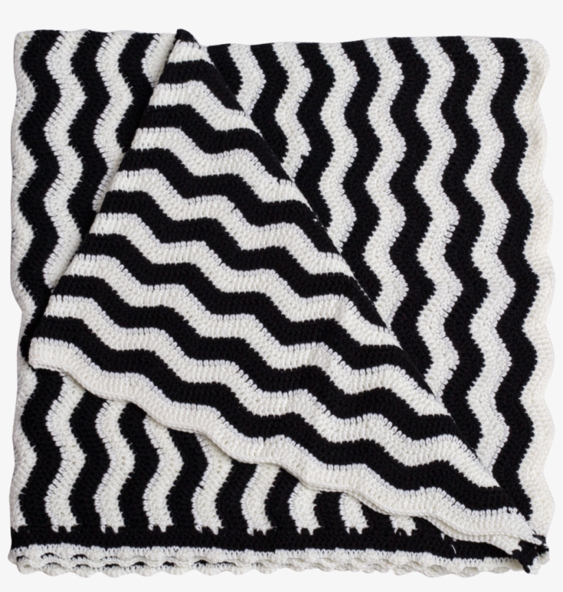 Baby Ripple Blanket Black & White, transparent png #4403927