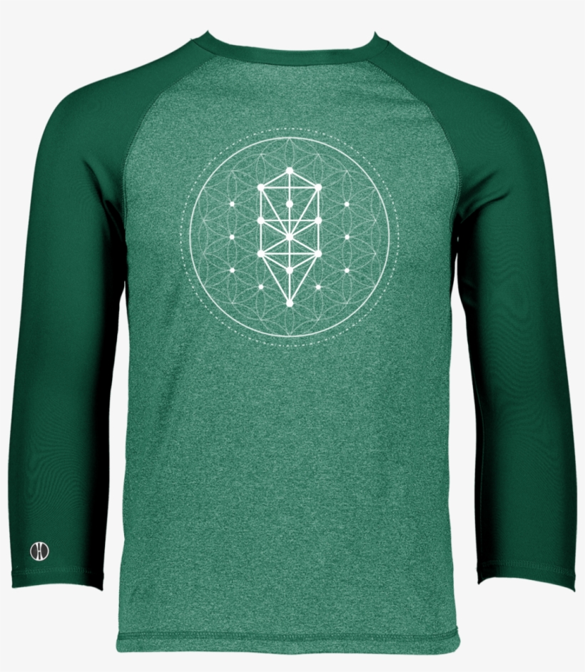 Flower Of Life With Nested Tree Of Life Men's Typhoon - Shirt, transparent png #4404051