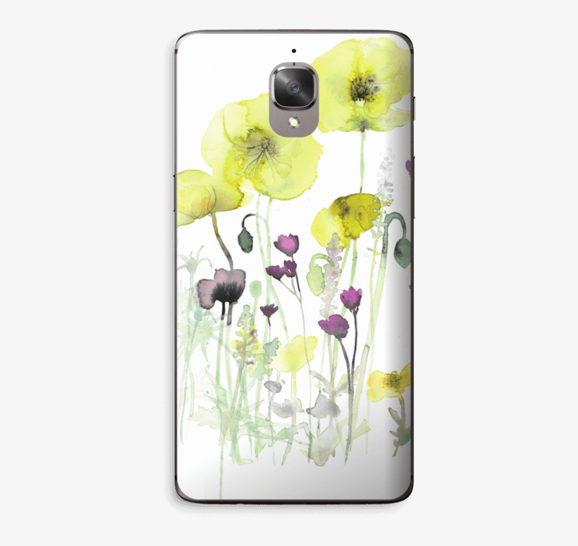 Painted Yellow Flowers - Flower, transparent png #4404980