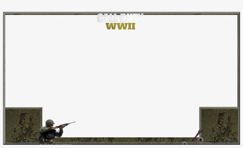 Cod Ww2 Streamers Overlay By Lees921 Cod Ww2 Streamers - Call Of Duty Ww2 Overlay, transparent png #4405172
