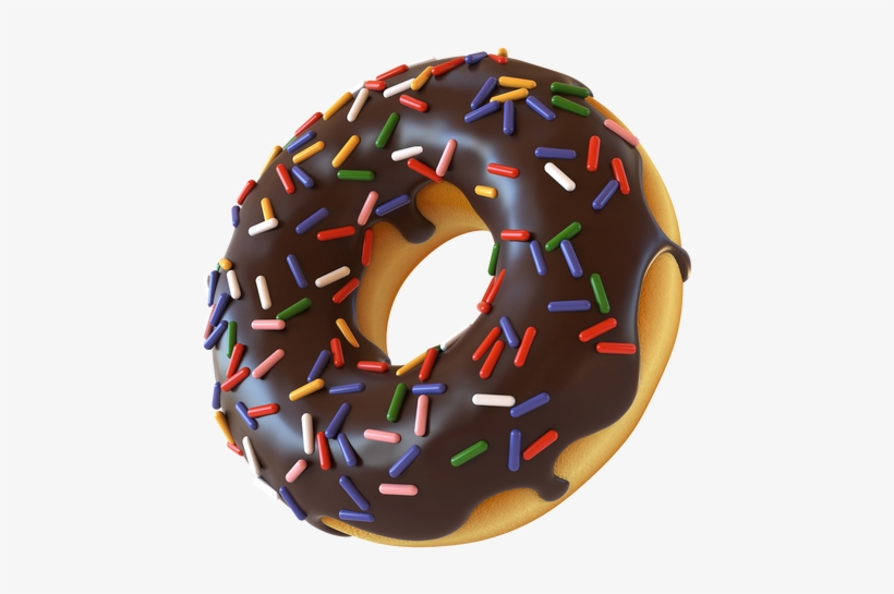 Sprinkles - Doughnut, transparent png #4405366