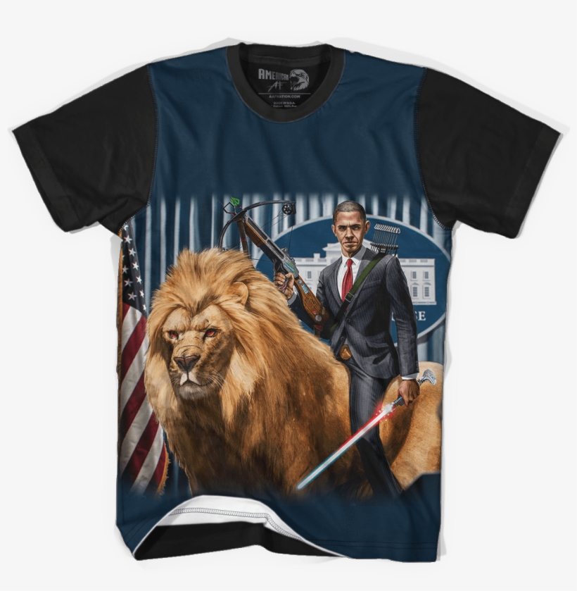 Obama Lion Obama Lion - Mattis Moon Shirt, transparent png #4405647