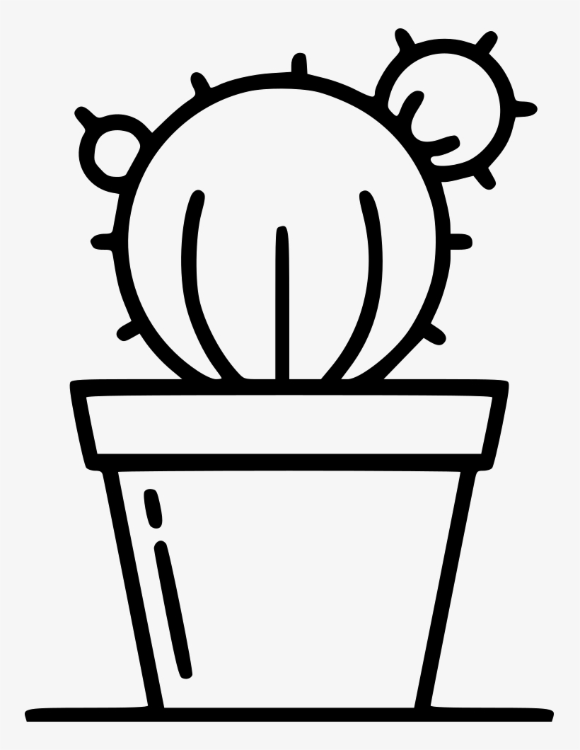 Png File Svg - Cactus Png Icon White, transparent png #4405804