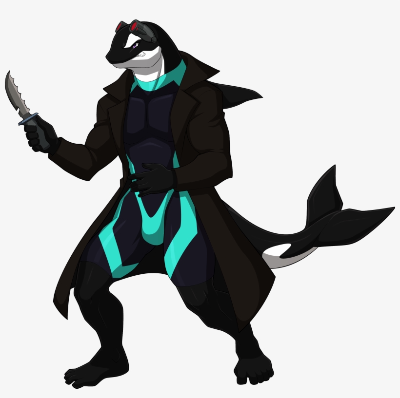 Aquatic Gangster - Illustration, transparent png #4405844