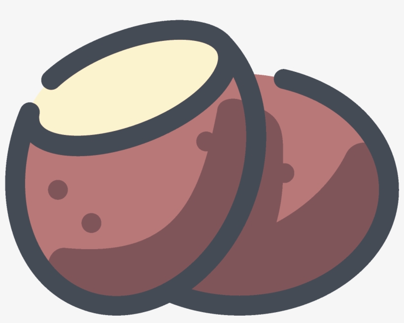 Brown Potato Icon - Potato Icon, transparent png #4406080
