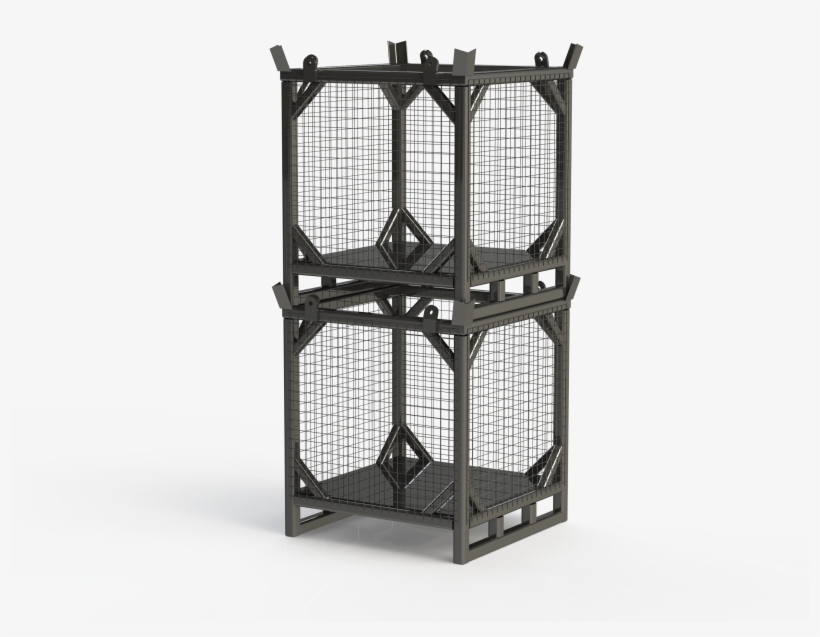 Stackable Transport Cage - Furniture, transparent png #4406512