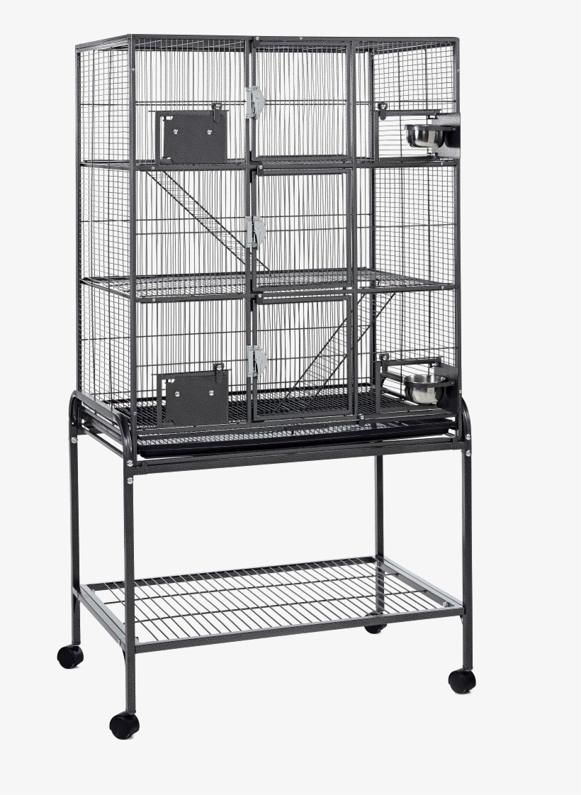 Little Friends Triple Metal Rat Chinchilla Ferret Cage, transparent png #4406967