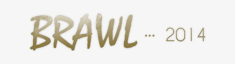 Brawl14 Banner Gold - Calligraphy, transparent png #4407198