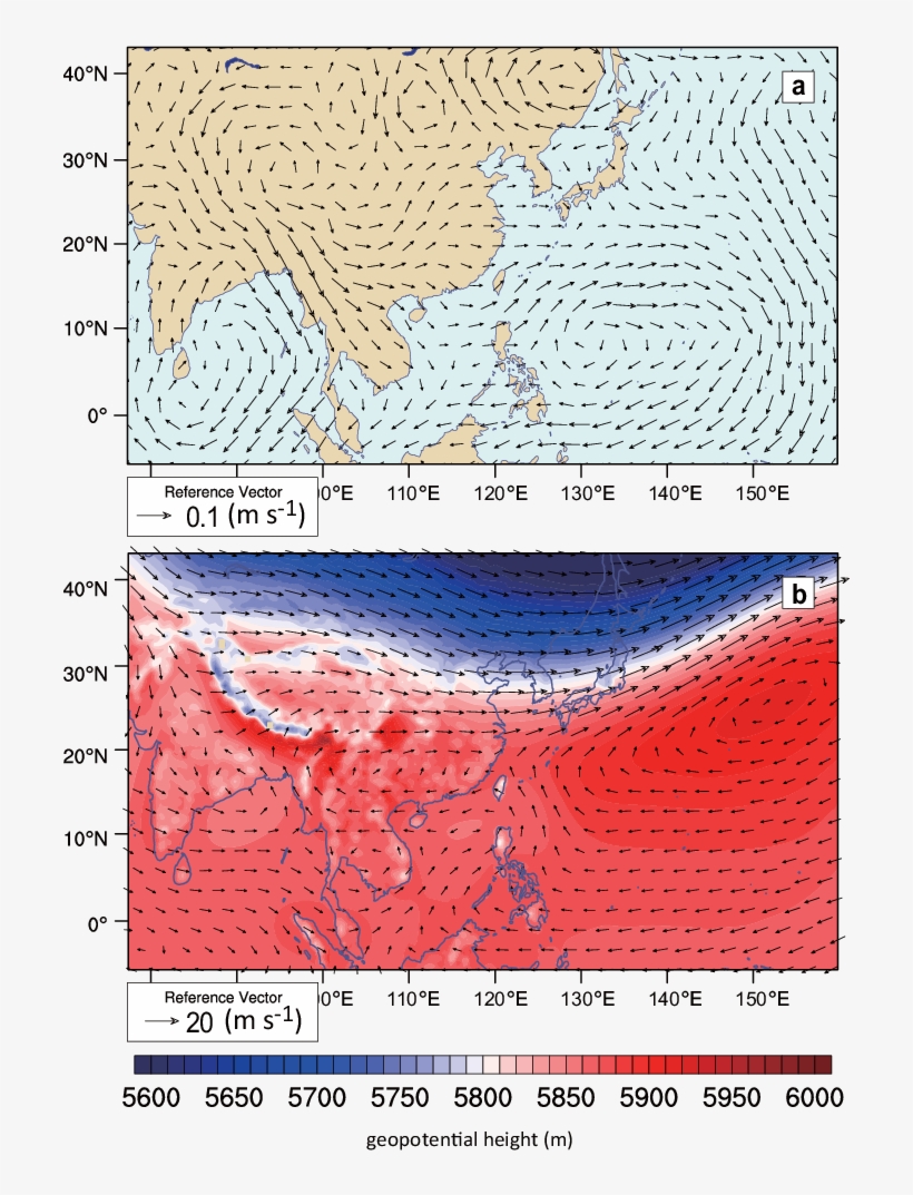 Mean Differences Of Analysis Wind Field At 500 Hpa - Map, transparent png #4407286