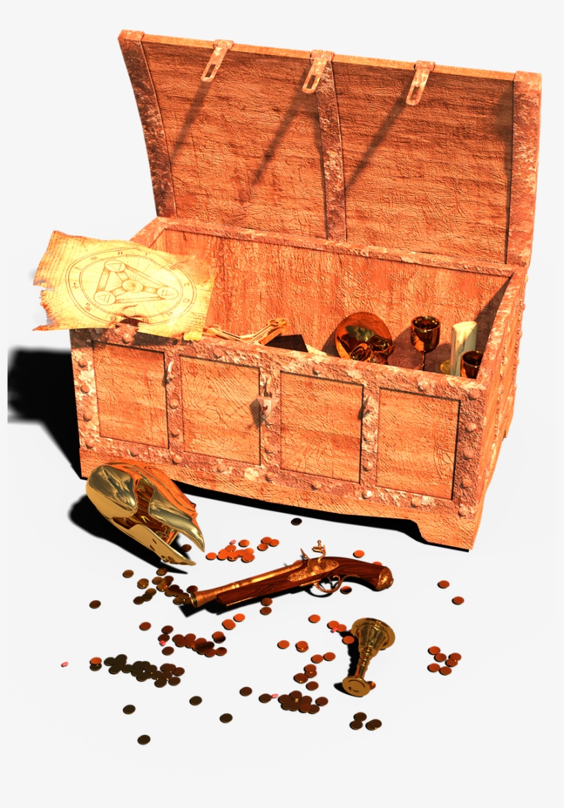 Treasure Chest Chest Treasure - Treasure, transparent png #4407738