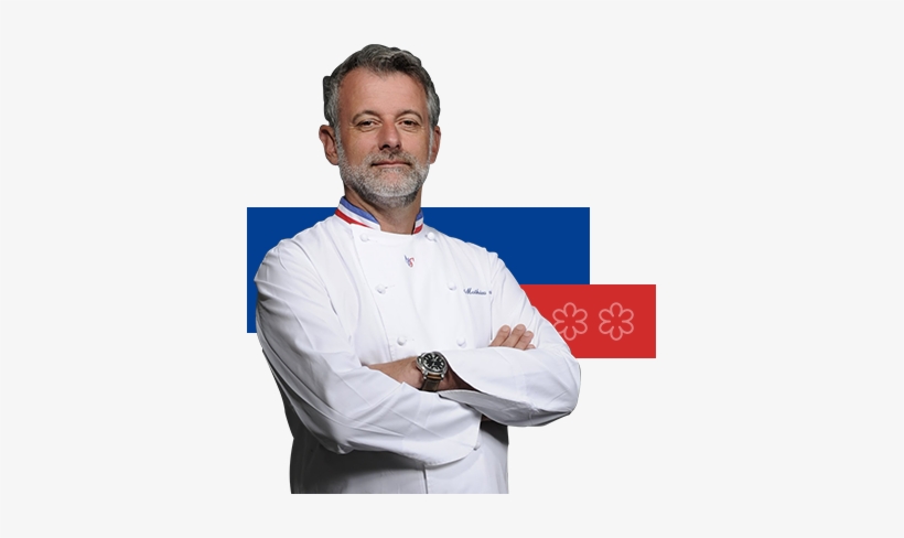 Mathieu Viannay - Michelin Chef Uniform, transparent png #4407773