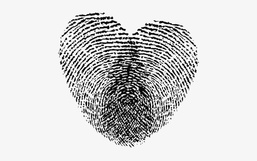 Make It Useful - Fingerprints Heart, transparent png #4408012