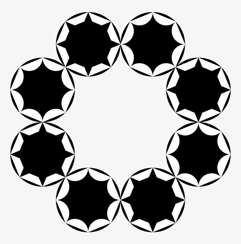 And Octograms In Circles - Hamad International Airport Logo Png, transparent png #4408402