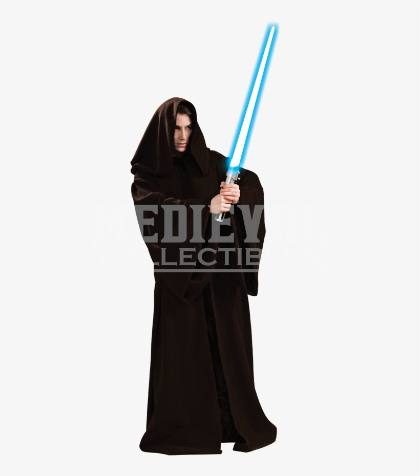 Super Deluxe Adult Jedi Knight Robe - Sith Lord Robe Costume, transparent png #4409311