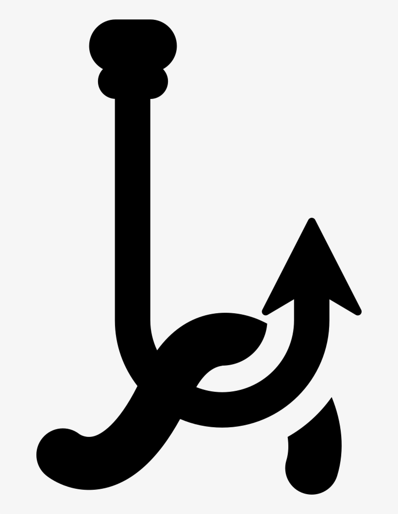 Png File Svg - Hook And Worm Vector, transparent png #4409342