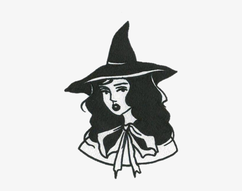 Png - Aesthetic Witch Drawing, transparent png #4409953