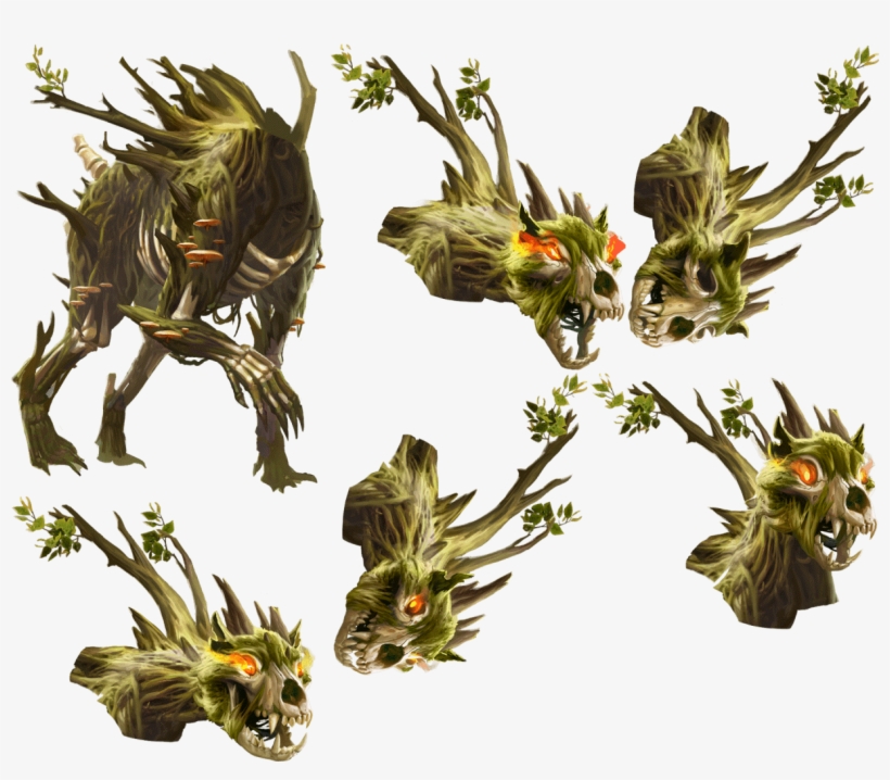 Click For Full Sized Image Moss Creature - Moss Creature, transparent png #4409958