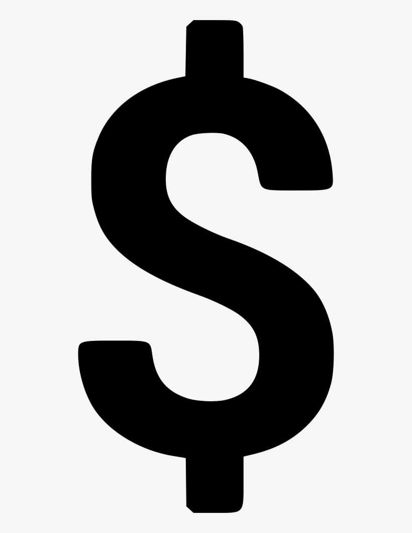 Dollar Sign - - Portable Network Graphics, transparent png #4410172