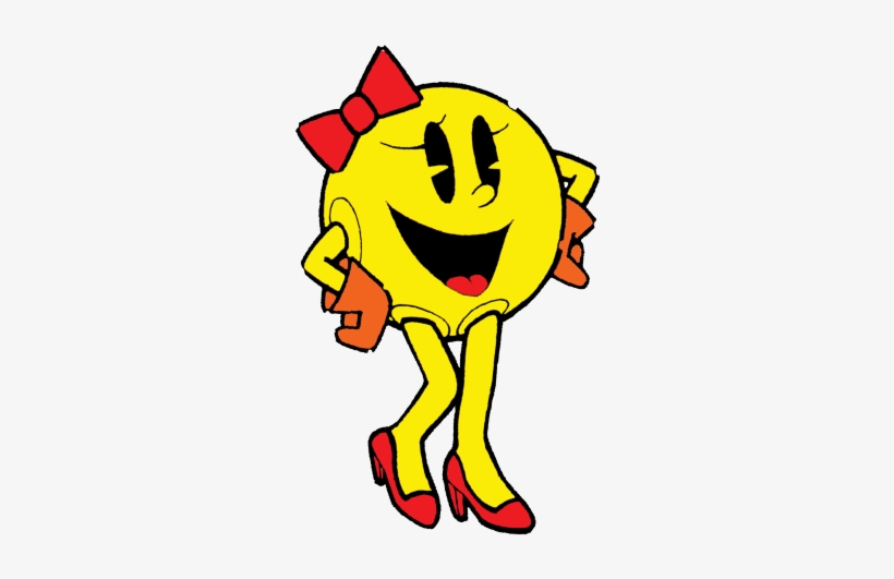 Pacman Heels , - Ms Pac Man Pac Man 2, transparent png #4410696