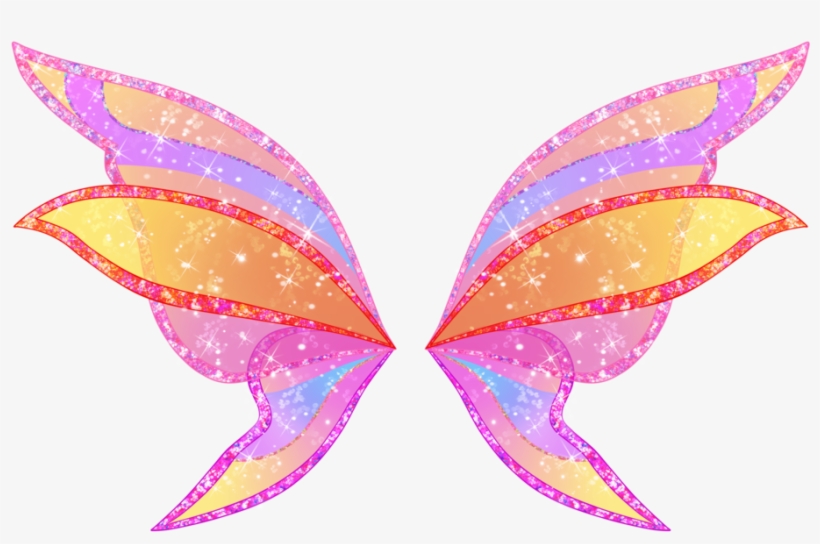 Pink Fairy Wings Png Winx Club The Stella Wings Free