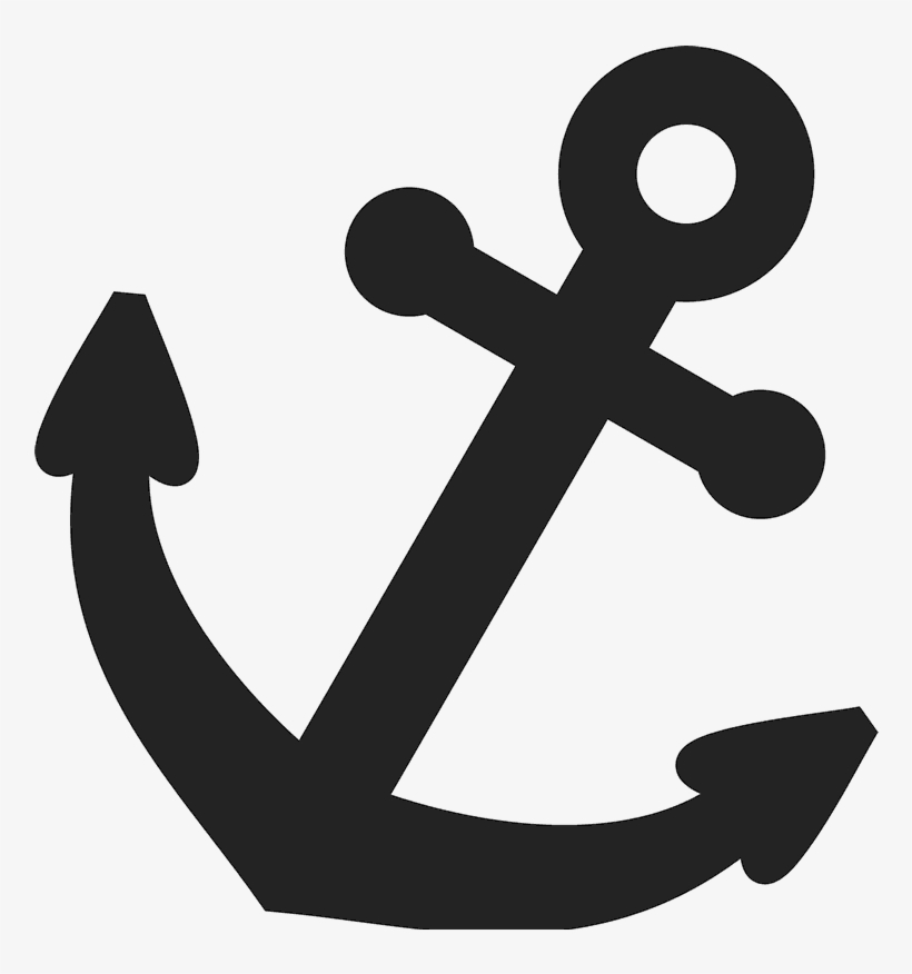 Anchor Stamp At Angle Stamp - Clip Art Anchor, transparent png #4411391