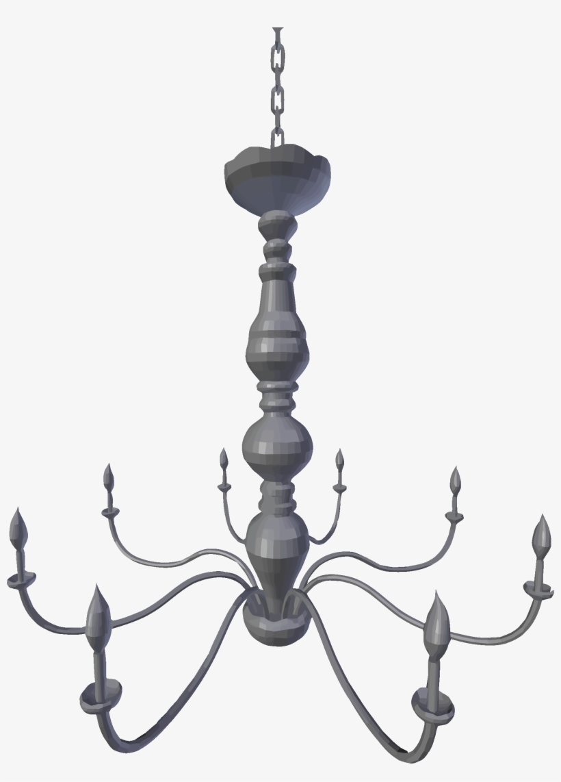 Chandelier Png - Gold Chandelier Clipart Png, transparent png #4411572