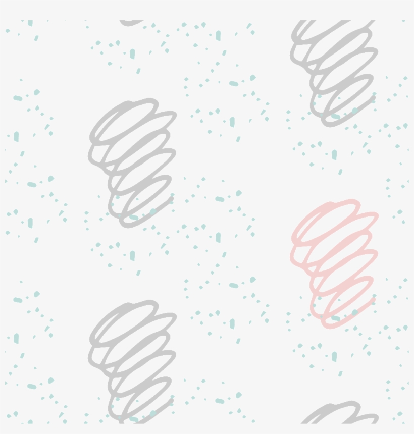 Hand Painted Fresh Spiral Lines Transparent Fill Picture - Sketch, transparent png #4411705
