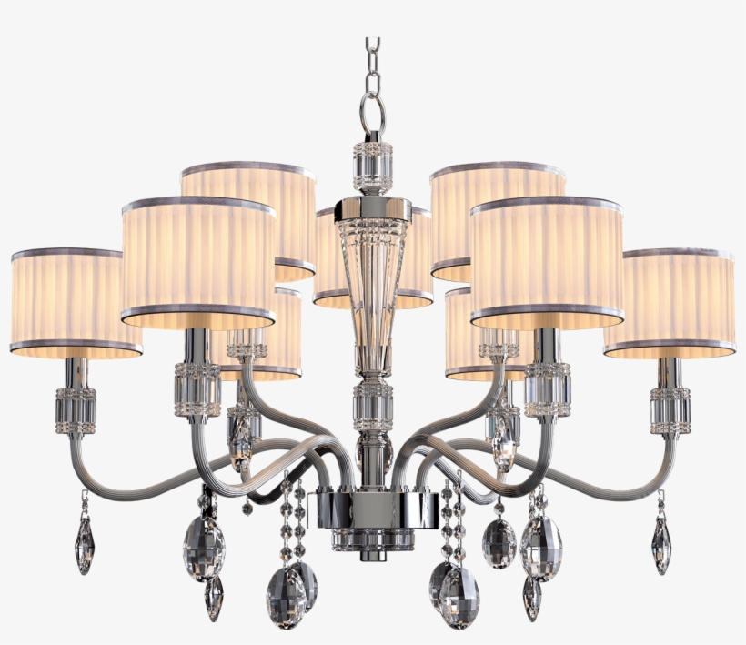 Illuminati Md15027053-9a Ophelia 9 Light Ceiling Pendant, transparent png #4411831