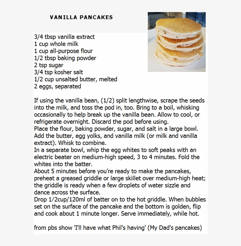 Vanilla Pancakes - Egg, transparent png #4411966