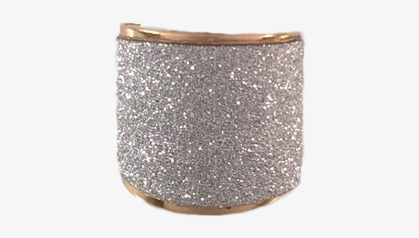 Glitter Adjustable Ring Don't Ever Say Fingers Don't - Glitter, transparent png #4412237