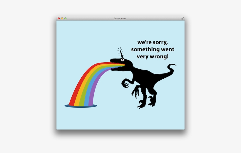 Barfing-raptor - Mojolicious Error, transparent png #4412420