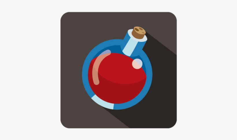 Health Potion - Potion Flat Design Png, transparent png #4412445